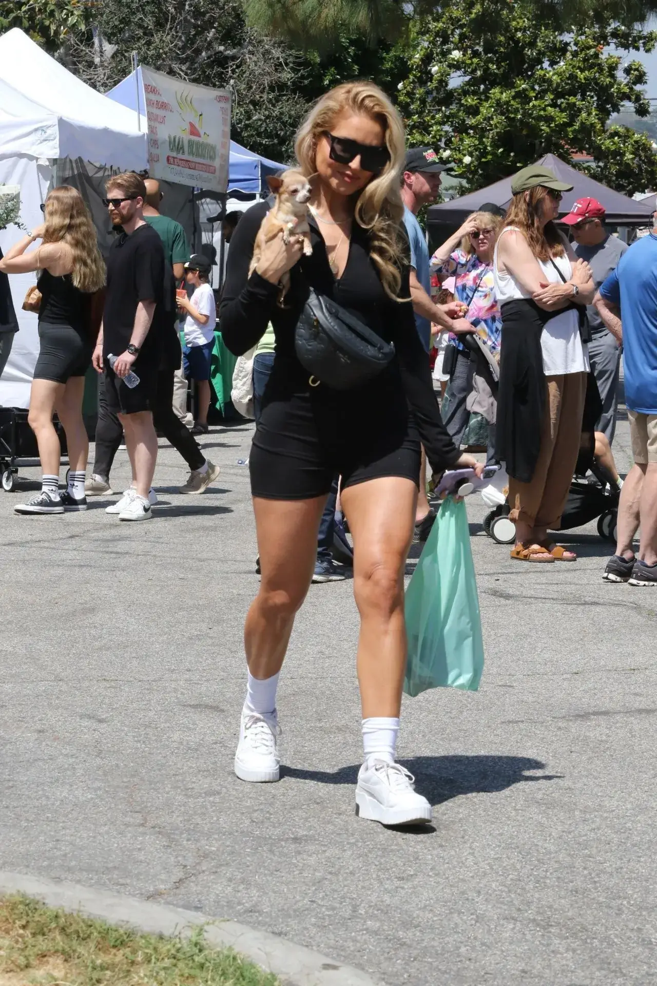 Mara Marini Stills at the Farmers Market in Studio City